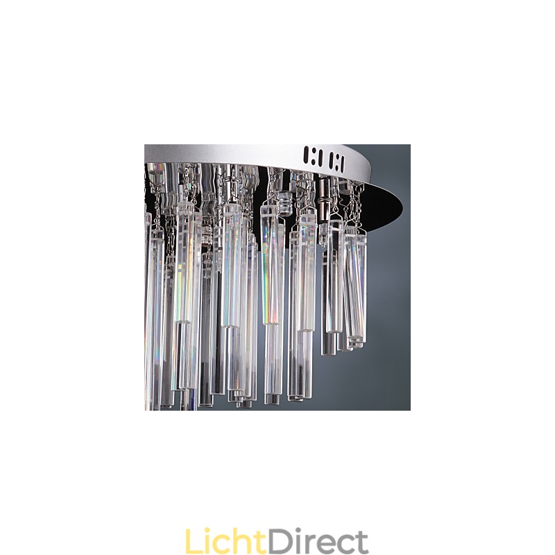 Moderne kristallen kroonluchter met 12 lampen