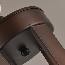 Traditionele klassieke retro mini-stijl schilderij metalen kroonluchter