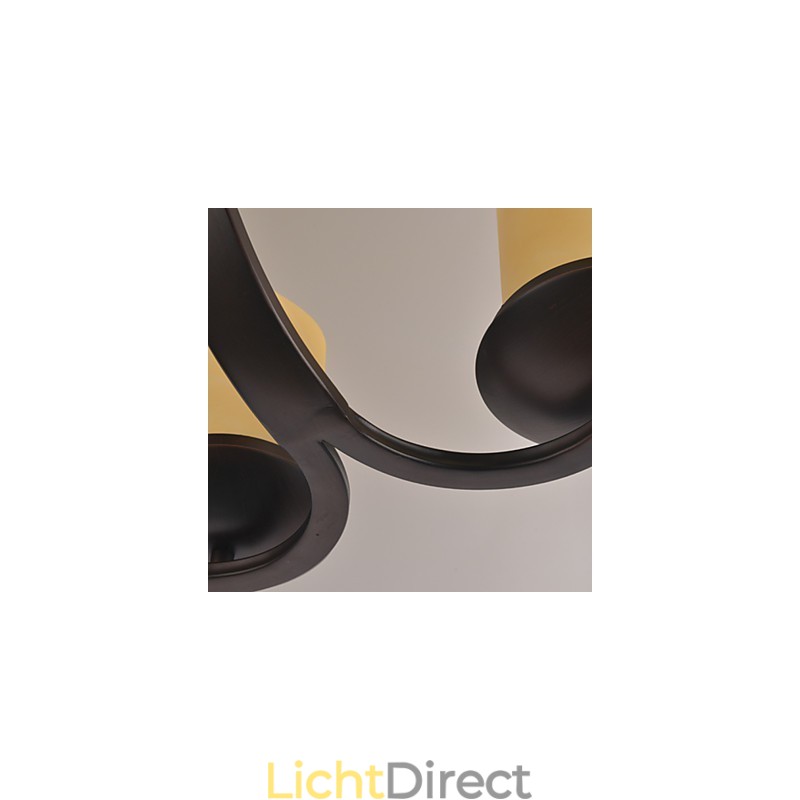 Traditionele klassieke retro mini-stijl schilderij metalen kroonluchter