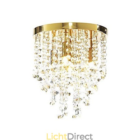 Moderne kristallen semi-inbouwlamp met 4 lampen (G9-lampvoet)