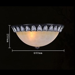 Inbouwlamp Patroon Glas Hars Zilver Snijwerk Europees Klassiek