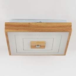 Moderne eigentijdse mini-stijl schilderij hout bamboe inbouw