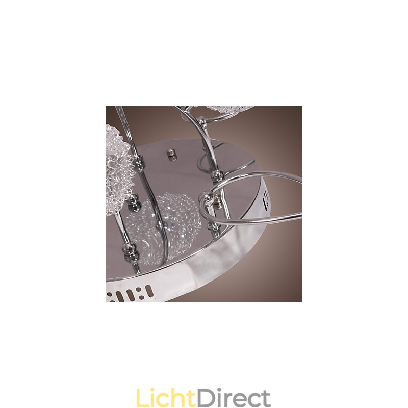 G4 12 lichts ijzeren inbouwlamp met aluminium kappen