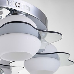 Moderne plafondlamp inbouw 3 lampen eigentijds metaal