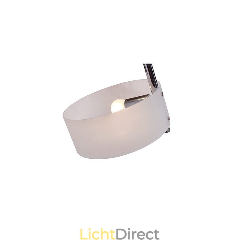 Moderne, eigentijdse plafondlamp met 3 lampen van metaal
