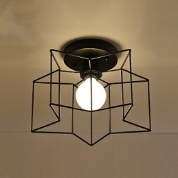 Korte Vijfpuntige Ster Verlichting Gepersonaliseerde Moderne Plafondlamp Kinderhuisvestingslampen