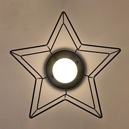 Korte Vijfpuntige Ster Verlichting Gepersonaliseerde Moderne Plafondlamp Kinderhuisvestingslampen