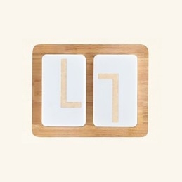 Inbouw mini-stijl moderne eigentijdse hout