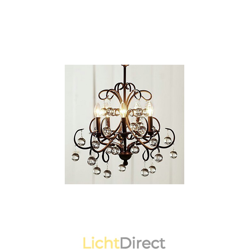 Decoratieve kroonluchter voor woninginrichting