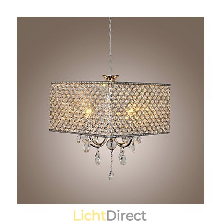 Moderne eigentijdse trommel kristal schilderij metalen kroonluchter Moderne eigentijdse trommel kristal schilderij metalen kroonluchter