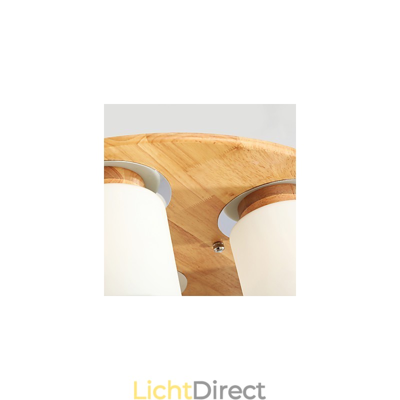 Hoge helderheid originele houten moderne plafondlampen landelijke stijl