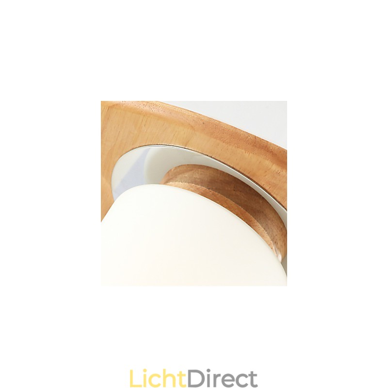 Hoge helderheid originele houten moderne plafondlampen landelijke stijl