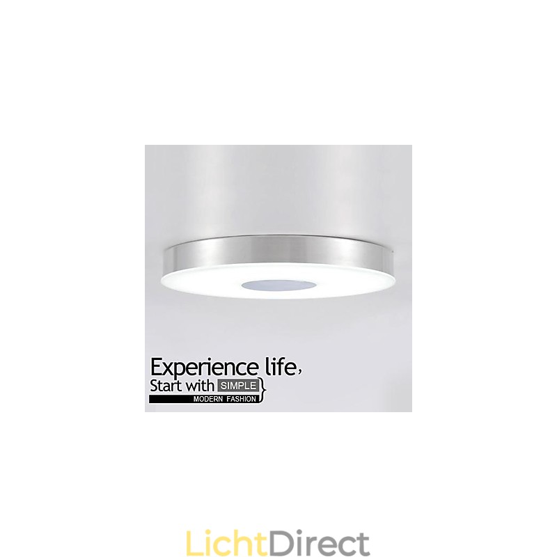 Moderne eigentijdse geborstelde metalen inbouw