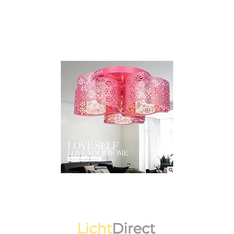 Smeedijzeren ronde lamp Warme wind 3 absorberende koepellamp