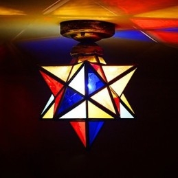 Artistieke individualiteit creatieve veranda moderne sterren absorberen koepel licht lamp