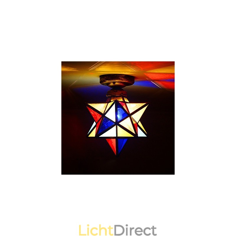 Artistieke individualiteit creatieve veranda moderne sterren absorberen koepel licht lamp