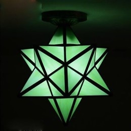 Artistieke individualiteit creatieve veranda moderne sterren absorberen koepel licht lamp