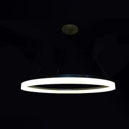 Ronde hanglamp Moderne acryllampen Verlichting Luxe enkele ring Plafondlampen Armaturen