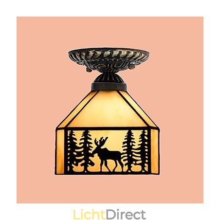 Kerstmis Europees Landelijk Creatieve Kunsten Glas-in-lood Absorb Koepel Lamp Licht Kerstmis Europees Landelijk Creatieve Kunsten Glas-in-lood Absorb Koepel Lamp Licht