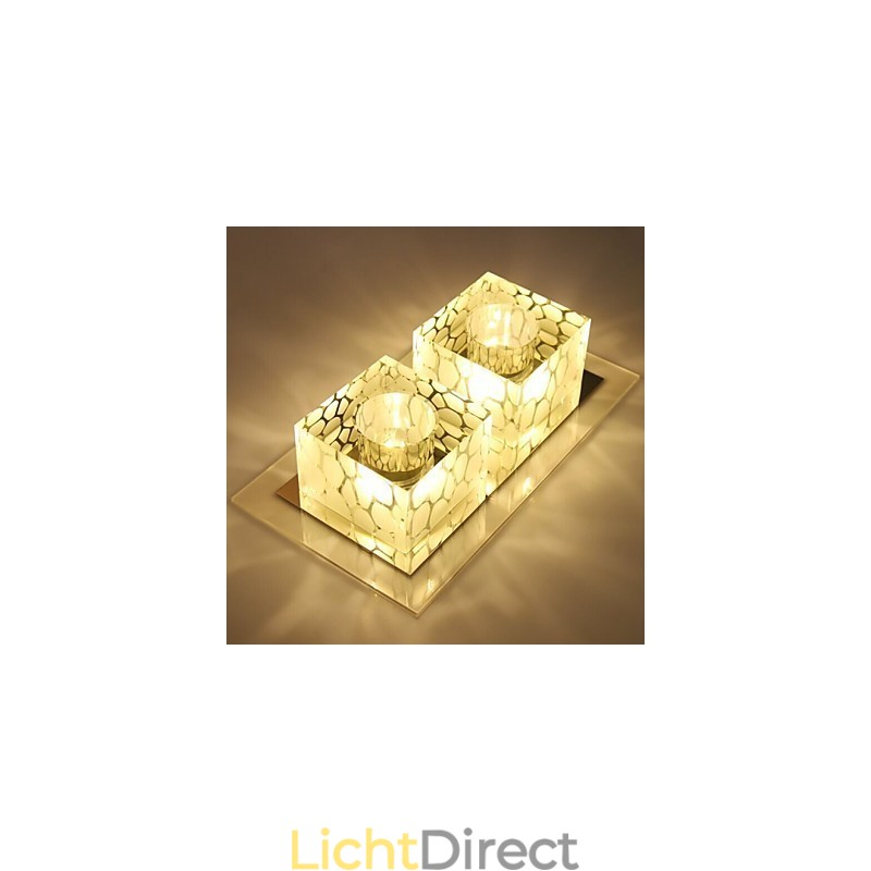 27*15*5CM Kristallen Plafondlamp Spotlight SMD 6W Creatieve Lamp Buislicht Kleurrijke Kleur Koepellicht