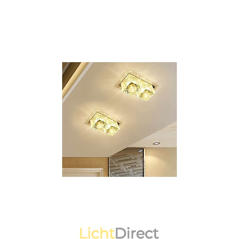 27*15*5CM Kristallen Plafondlamp Spotlight SMD 6W Creatieve Lamp Buislicht Kleurrijke Kleur Koepellicht