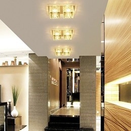 27*15*5CM Kristallen Plafondlamp Spotlight SMD 6W Creatieve Lamp Buislicht Kleurrijke Kleur Koepellicht