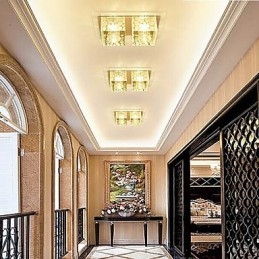 27*15*5CM Kristallen Plafondlamp Spotlight SMD 6W Creatieve Lamp Buislicht Kleurrijke Kleur Koepellicht