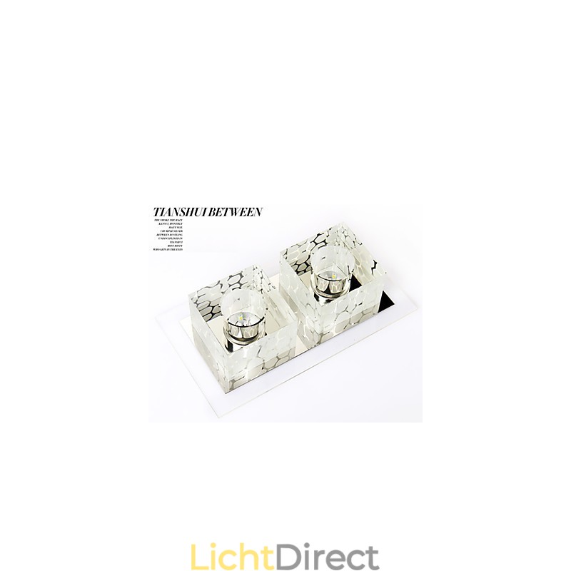 27*15*5CM Kristallen Plafondlamp Spotlight SMD 6W Creatieve Lamp Buislicht Kleurrijke Kleur Koepellicht