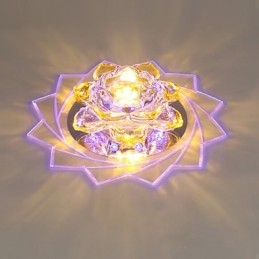 20*8.5CM Mini Kristallen Plafondlamp Spotlight 3W Creatieve Lamp Buislicht Kleurrijke Kleur Vierkante Koepellamp