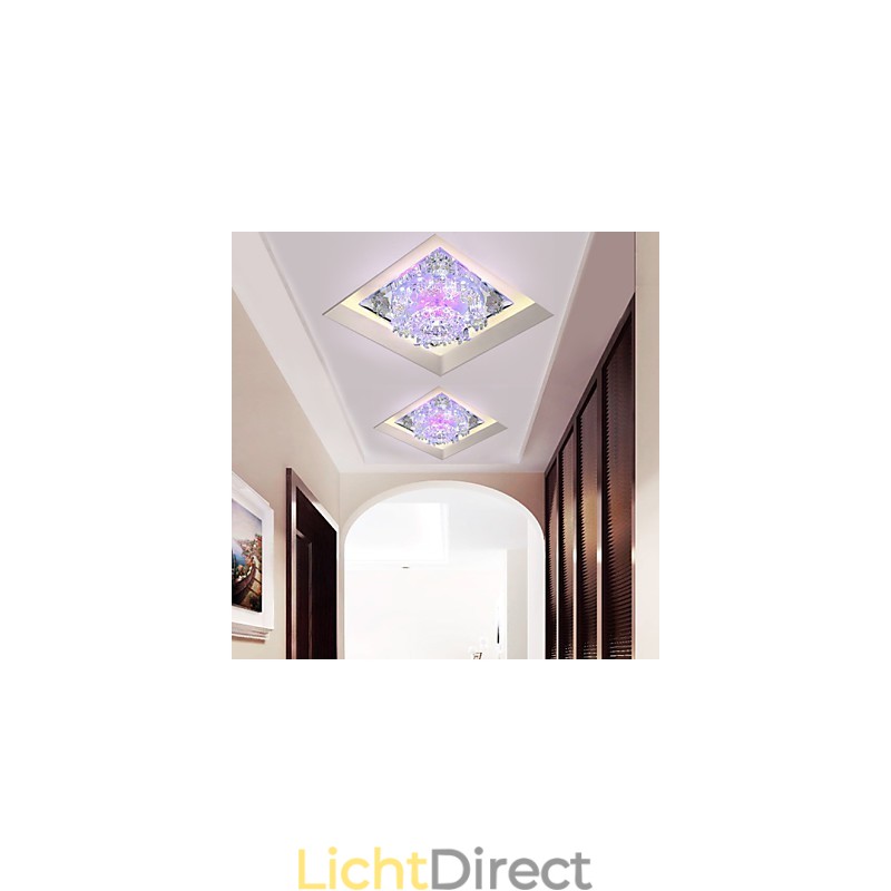 Vierkante pokkenlamp licht kristal licht Creatives koepel licht buislamp licht
