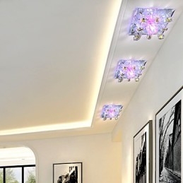 Vierkante pokkenlamp licht kristal licht Creatives koepel licht buislamp licht