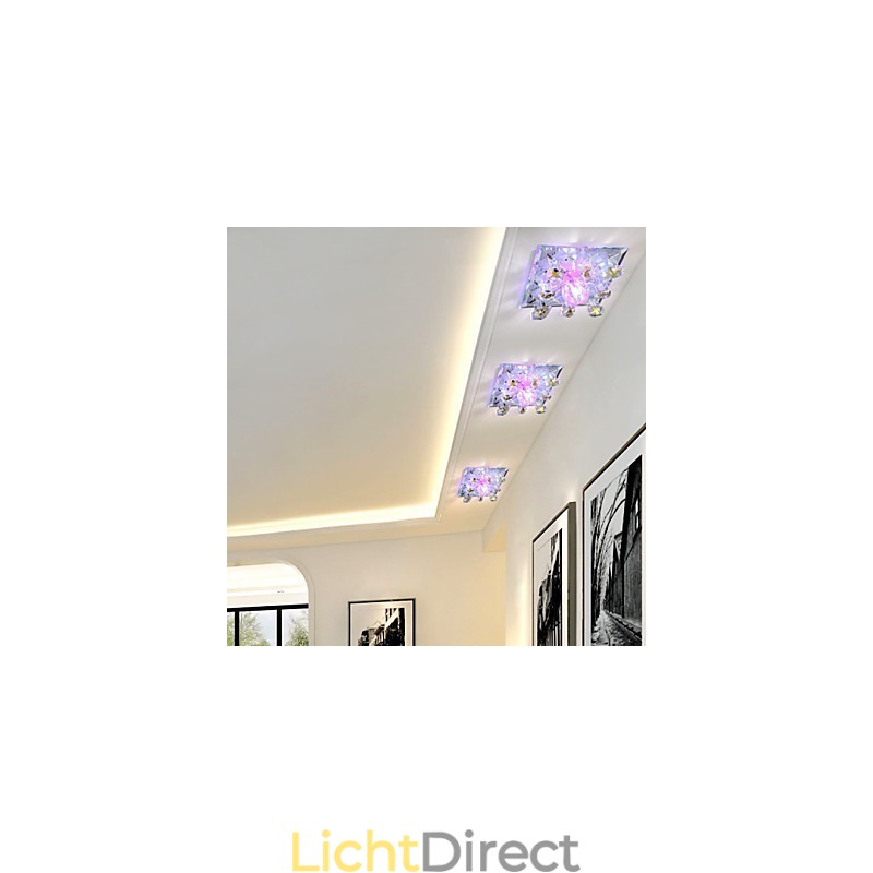 Vierkante pokkenlamp licht kristal licht Creatives koepel licht buislamp licht