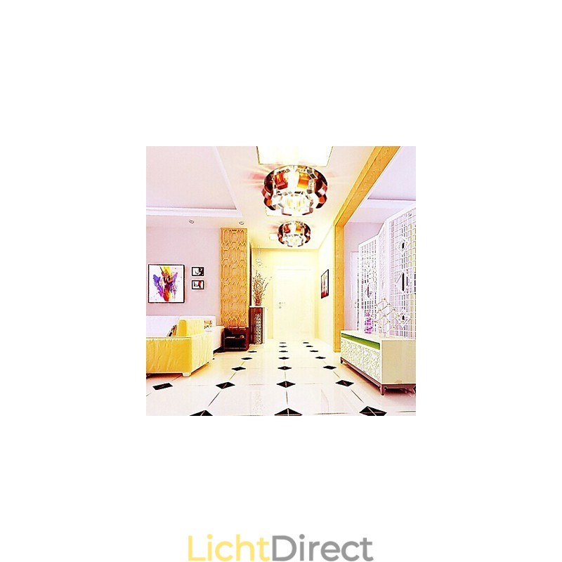 12*4.5Cm Kristallen Lamp Smd CreativeTube Spotlight Absorberende Koepellamp