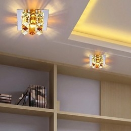 12*4.5Cm Kristallen Lamp Smd CreativeTube Spotlight Absorb Koepellicht