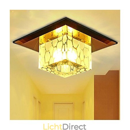 Mini Kristallen Plafondlamp Spotlight 3W Creatieve Lamp Buislamp Kleurrijke Kleur Vierkante Koepellamp Mini Kristallen Plafondlamp Spotlight 3W Creatieve Lamp Buislamp Kleurrijke Kleur Vierkante Koepellamp