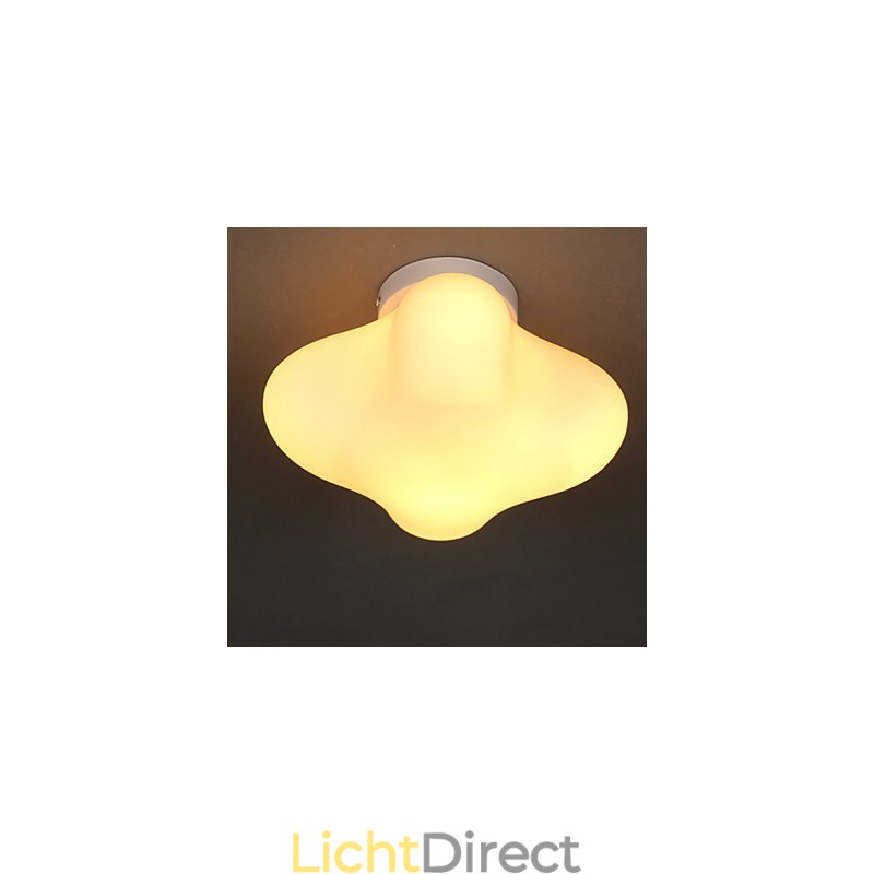 22*22CM Hedendaagse en gecontracteerde enkele kop Lucky Grass glazen koepellamp