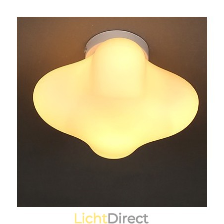 22*22CM Hedendaagse en gecontracteerde enkele kop Lucky Grass glazen koepellamp