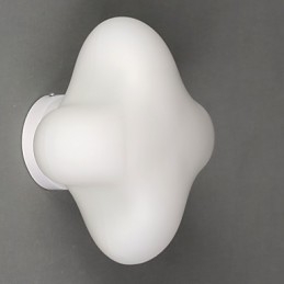 22*22CM Hedendaagse en gecontracteerde enkele kop Lucky Grass glazen koepellamp