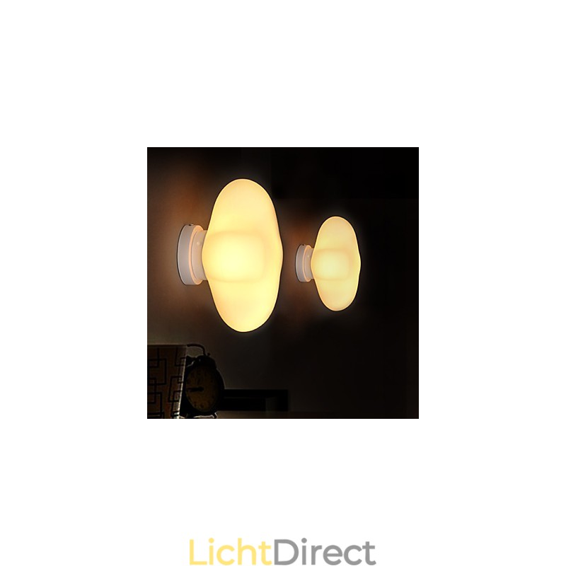 22*22CM Hedendaagse en gecontracteerde enkele kop Lucky Grass glazen koepellamp