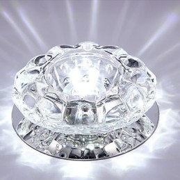 Kristallen plafondlamp Spotlight SMD 3W Creatieve lamp Absorb Dome Light