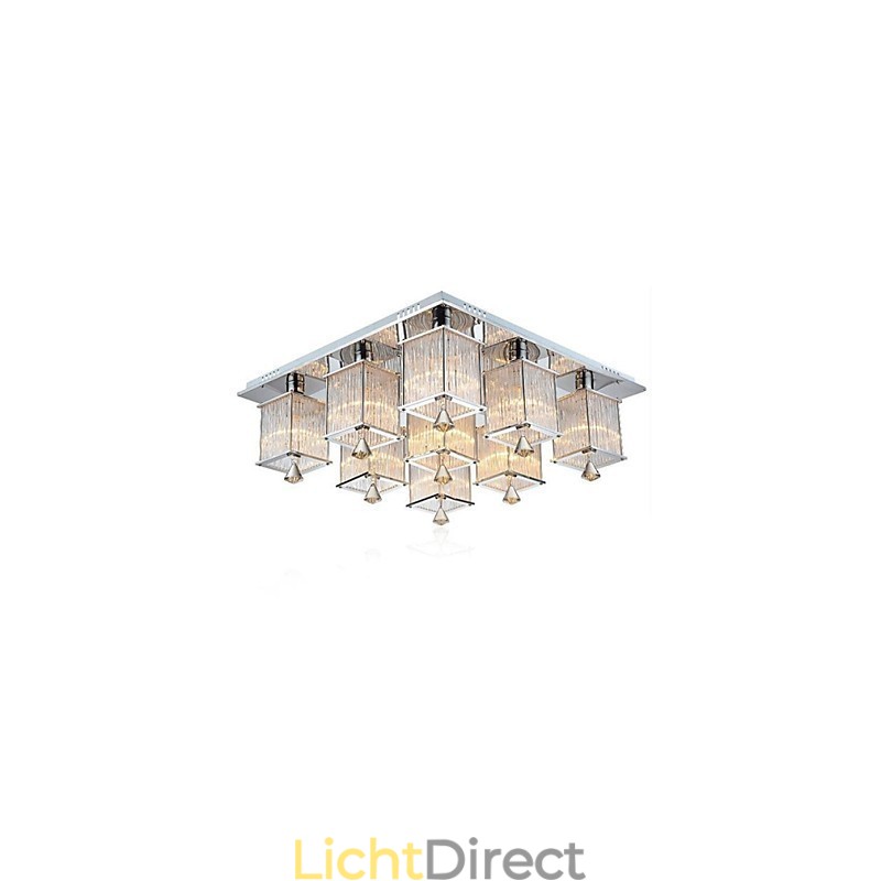 Moderne eigentijdse kristalchroom metalen inbouw