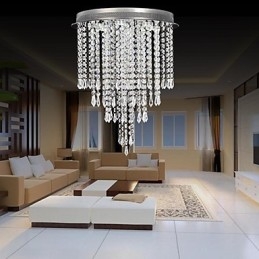 Moderne eigentijdse kristal chroom kristal inbouw kinderen