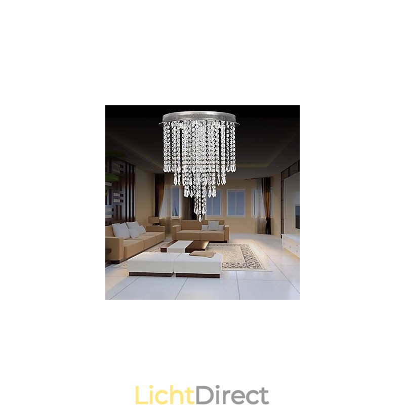 Moderne eigentijdse kristal chroom kristal inbouw kinderen