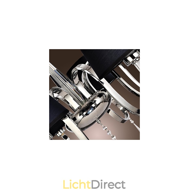 Moderne eigentijdse traditionele klassieke rustieke lodge vintage land eiland chromen metalen kroonluchter