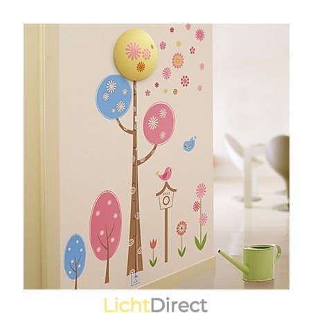 Creatieve 3D-behangpapier wandlamp moderne nachtlamp kan de muurstickers verwijderen Creatieve 3D-behangpapier wandlamp moderne nachtlamp kan de muurstickers verwijderen