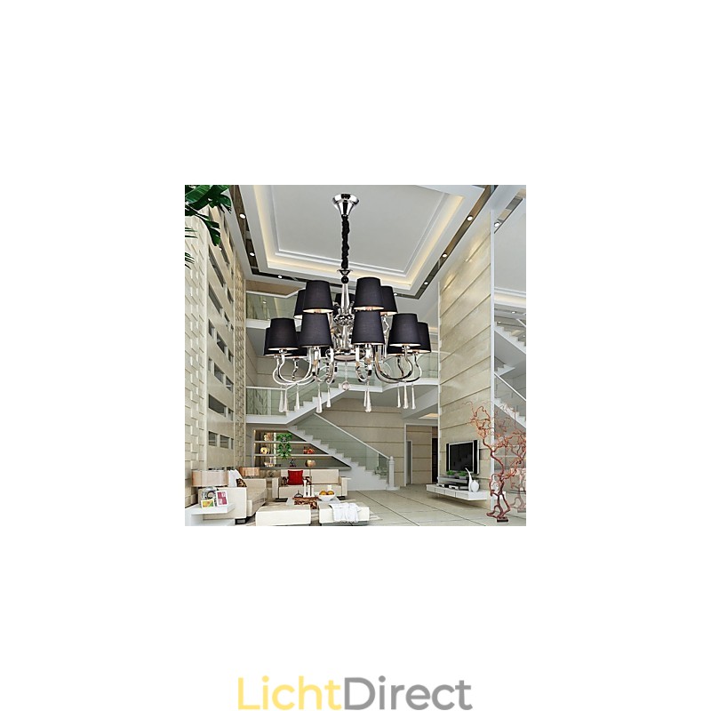 Moderne eigentijdse traditionele klassieke rustieke lodge vintage land eiland chromen metalen kroonluchter