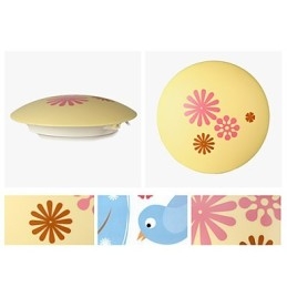 Creatieve 3D-behangpapier wandlamp moderne nachtlamp kan de muurstickers verwijderen
