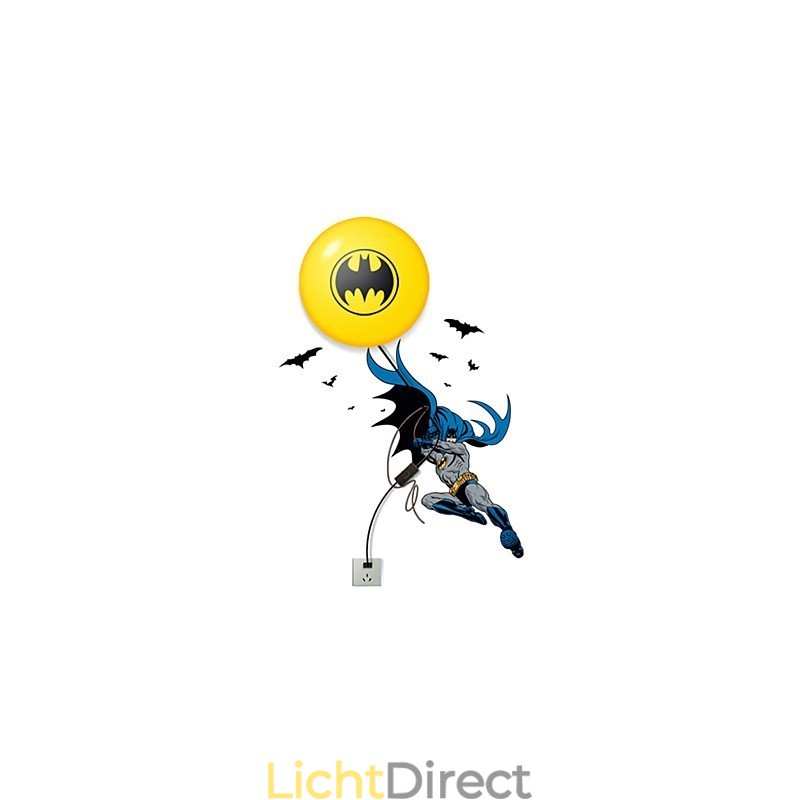 Creatieve Mode Batman Behang Diy Wandstok Kleine Nachtlamp Wandlamp Verlichting