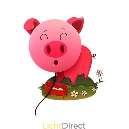 Behang Wandlampen Bloem Gezicht DIY Leuke Sfeer Nachtlampje Kinderen Bedlamp Decoratie Roze Varken Behang Wandlampen Bloem Gezicht DIY Leuke Sfeer Nachtlampje Kinderen Bedlamp Decoratie Roze Varken