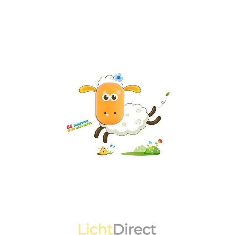 9*6* Leuk om mee te spelen Creatieve geest Intelligente lichtregeling Kleine nachtlamp Kinderen Wandlamp Verlichting